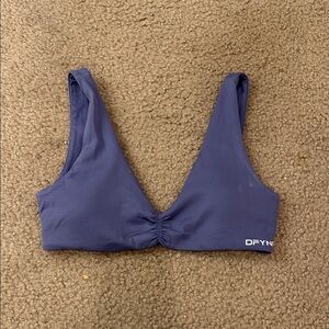 DFYN Women's Navy Blue V-Neck Bralette